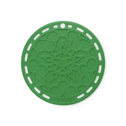 Le Creuset Heritage French Silicone Trivet 20cm - Bamboo Green